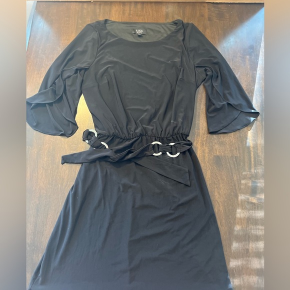 Black midi dress - Picture 1 of 3